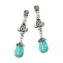 Load image into Gallery viewer, Little Dogwood Blossom Teardrop Earrings OL_E331 - Sweet Romance Wholesale