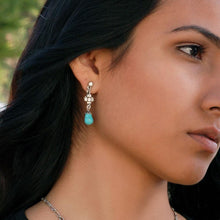 Load image into Gallery viewer, Little Dogwood Blossom Teardrop Earrings OL_E331 - Sweet Romance Wholesale