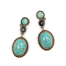 Load image into Gallery viewer, Earthstone Western Desert Earrings OL_E336 - Sweet Romance Wholesale