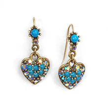 Load image into Gallery viewer, Crystal Hearts Earrings OL_E337 - Sweet Romance Wholesale