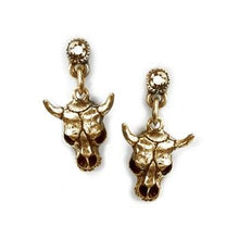 Load image into Gallery viewer, Steer Skull Earrings OL_E345 - Sweet Romance Wholesale