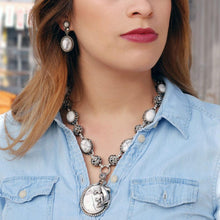 Load image into Gallery viewer, Southwest Desert Lizard Gemstone Necklace OL_N245 - Sweet Romance Wholesale