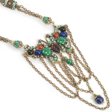 Load image into Gallery viewer, Tang Gemstone Butterfly Necklace OL_N261 - Sweet Romance Wholesale