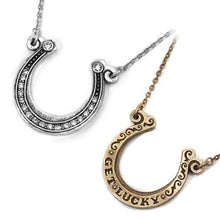 Load image into Gallery viewer, Get Lucky Horseshoe on Chain Necklace OL_N394 - Sweet Romance Wholesale