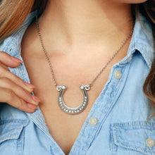 Load image into Gallery viewer, Get Lucky Horseshoe on Chain Necklace OL_N394 - Sweet Romance Wholesale