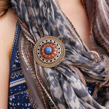 Load image into Gallery viewer, Stacked Medallion Brooch OL_P102 - Sweet Romance Wholesale