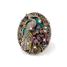 Load image into Gallery viewer, Peacock Flourish Ring - Sweet Romance Wholesale