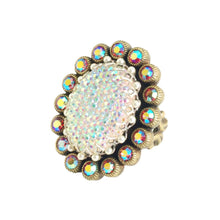 Load image into Gallery viewer, Crystal Oval Ring OL_R403 - Sweet Romance Wholesale