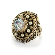 Load image into Gallery viewer, Crystal Medallion Ring OL_R404 - Sweet Romance Wholesale