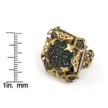 Load image into Gallery viewer, Blue Lava Square Ring OL_R411 - Sweet Romance Wholesale