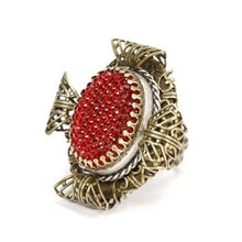 Load image into Gallery viewer, Elizabethan Ruby Ring - Sweet Romance Wholesale