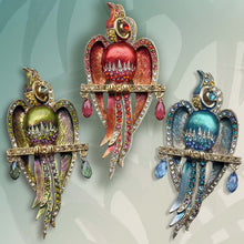 Load image into Gallery viewer, Art Deco Macaw Parrot Pin Brooch - Sweet Romance Wholesale