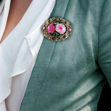 Load image into Gallery viewer, Vintage Roses Pin P330-R - Sweet Romance Wholesale
