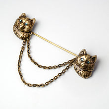 Load image into Gallery viewer, Twin Kittens Vintage Pin P680 - Sweet Romance Wholesale