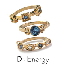 Load image into Gallery viewer, Set of 3 Crystal Stack Rings R562 - Sweet Romance Wholesale
