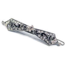 Load image into Gallery viewer, Art Deco Vintage Taper Barrette B526 - Sweet Romance Wholesale