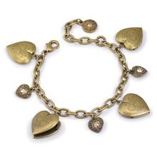 Load image into Gallery viewer, Heart Locket Charm Bracelet BR0214 - Sweet Romance Wholesale
