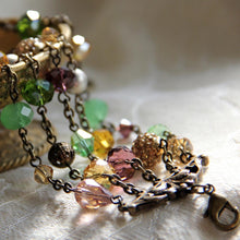Load image into Gallery viewer, Gemstone Garden Multi Strand Bracelet - Sweet Romance Wholesale