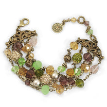 Load image into Gallery viewer, Gemstone Garden Multi Strand Bracelet - Sweet Romance Wholesale