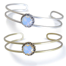 Load image into Gallery viewer, Crystal Dot Stacking Cuff Bangle Bracelet - Sweet Romance Wholesale