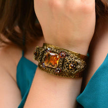 Load image into Gallery viewer, Vintage Topaz Zeus Cuff Bracelet - Sweet Romance Wholesale