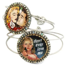 Load image into Gallery viewer, Vintage Vixens Comic Bracelets - Sweet Romance Wholesale