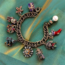 Load image into Gallery viewer, Christmas Carol Charm Bracelet BR306 - Sweet Romance Wholesale