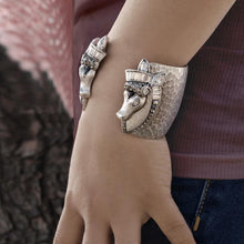Load image into Gallery viewer, Art Deco Vintage Silver Horse Bracelet Cuff BR444 - Sweet Romance Wholesale