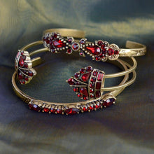 Load image into Gallery viewer, Crystal Bar Thin Cuff Stacking Bracelet BR448 - Sweet Romance Wholesale