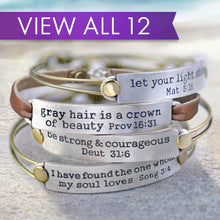 Load image into Gallery viewer, Inspirational Bible Verse Bracelets - Sweet Romance Wholesale