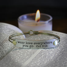 Load image into Gallery viewer, Inspirational Bible Verse Bracelets - Sweet Romance Wholesale