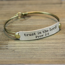 Load image into Gallery viewer, Trust in the Lord Prov 3:5 Inspirational Bible Verse Bracelet - Sweet Romance Wholesale