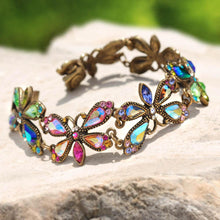 Load image into Gallery viewer, Vintage Rainbow Firefly Bracelet BR558 - Sweet Romance Wholesale