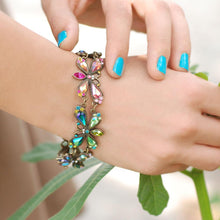 Load image into Gallery viewer, Vintage Rainbow Firefly Bracelet BR558 - Sweet Romance Wholesale