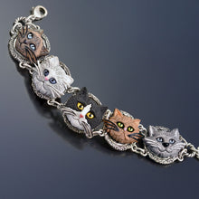 Load image into Gallery viewer, Cat Lovers Bracelet BR575 - Sweet Romance Wholesale