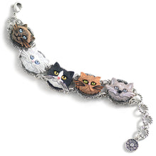Load image into Gallery viewer, Cat Lovers Bracelet BR575 - Sweet Romance Wholesale