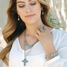 Load image into Gallery viewer, Etheria Silver Statement Bracelet BR578 - Sweet Romance Wholesale