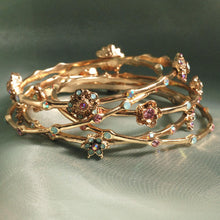 Load image into Gallery viewer, Retro Bangle Bracelet Set of 5 BR720 - Sweet Romance Wholesale