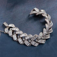 Load image into Gallery viewer, Art Deco Vee Baguette Crystal Bracelet BR763 - Sweet Romance Wholesale