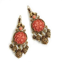 Load image into Gallery viewer, Coral Drop Earrings E1042 - Sweet Romance Wholesale