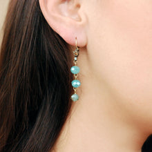 Load image into Gallery viewer, Triple Bead Dangle Earrings - Sweet Romance Wholesale