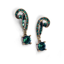 Load image into Gallery viewer, Art Deco Vintage Hollywood Crystal Earrings E1102 - Sweet Romance Wholesale