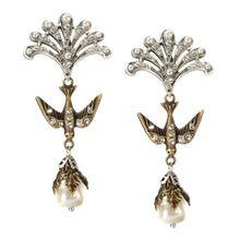 Load image into Gallery viewer, Little Swallows of Peace Earrings - Sweet Romance Wholesale