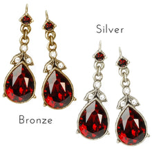Load image into Gallery viewer, Faceted Crystal Victorian Teardrop Earrings - Sweet Romance Wholesale
