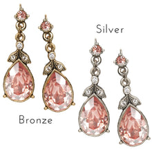 Load image into Gallery viewer, Faceted Crystal Victorian Teardrop Earrings - Sweet Romance Wholesale