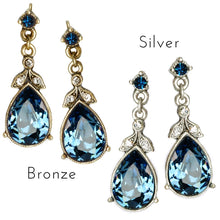 Load image into Gallery viewer, Faceted Crystal Victorian Teardrop Earrings - Sweet Romance Wholesale