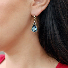 Load image into Gallery viewer, Faceted Crystal Victorian Teardrop Earrings - Sweet Romance Wholesale