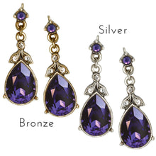 Load image into Gallery viewer, Faceted Crystal Victorian Teardrop Earrings - Sweet Romance Wholesale