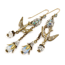 Load image into Gallery viewer, Opal Spirit Bird Earrings E1210 - Sweet Romance Wholesale