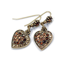 Load image into Gallery viewer, Crystal Heart Earrings E1227 - Sweet Romance Wholesale